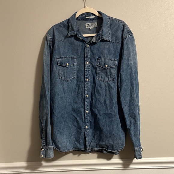 Lucky Brand Other - Lucky Brand Classic Fit Blue Denim Shirt